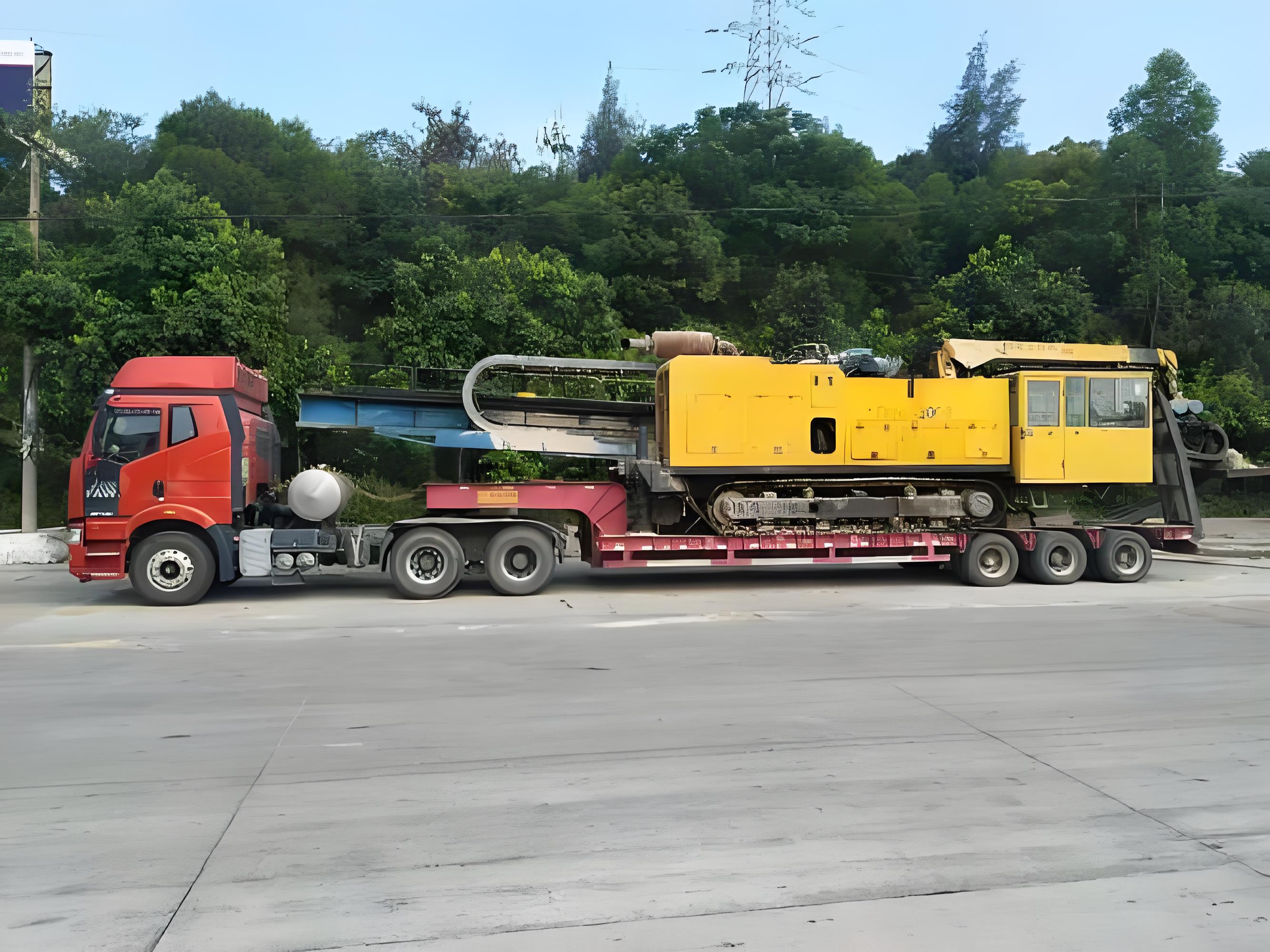 陆河县挖掘机运输平板拖车——「专注大件」-第3张图片-大件物流高手